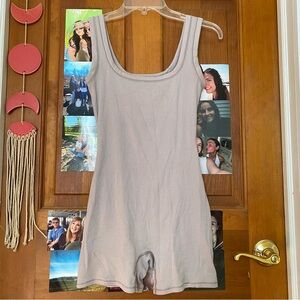 SKIMS light purple romper onesie